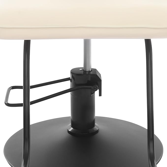 Barber Salon Chair for Hair Stylist,Hair Chair for Barbershop Home Height Adjustable & 360° Swivel Styling Salon Chairs Spa Beauty Salon Equipment, 550Lbs Capacity (White)