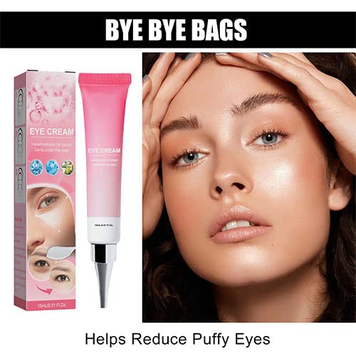 Wow-IT Instant Under Eye Cream,Ream For Eye Bags,Remove Under Eye Bags Instantly,Anti-Wrinkle Eye Cream，Helps To Instantly Reduce The Puffy Eye Look (3PCS)
