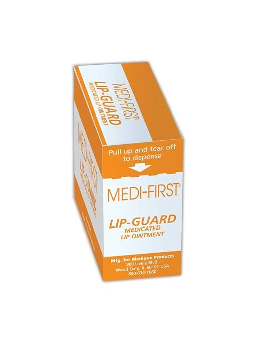 Medique MP26671 Medi-First Lip Guard, Standard, White/Orange,