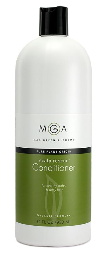MGA Vegan Hair Conditioner - Organic Formula with Tea Tree for Healthy Hair | Hair Care Product with Natural Herbal Scent | Parabens Silicone & Sulfate Free Conditioner | Unisex | 32 Fluid Oz
