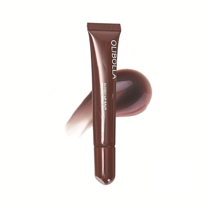 Tinted Lip Serum, Hydrating Tinted Lip Balm For A Glossy Finish & Soft, Contains vitamins, Non-sticky plumping lip glaze, Moisturizing Repair for Chapped Lips 0.42 fl.oz