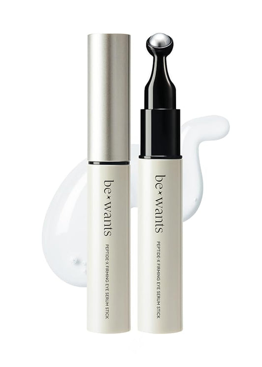 Bewants Peptide-X Firming Eye Serum Stick with Rice-Derived PDRN, Niacinamide – Cooling Under Eye Treatment for Puffiness, Dark Circles & Fine Lines (2 Pack)