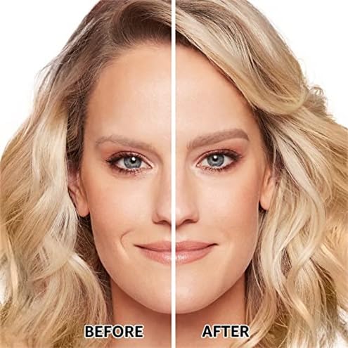 Eyebrow Stamp and Eyebrow Stencil Kit, Eyebrow Powder with 24 Reusable Eyebrow Stencils Kit for Beginners to Natural Brow, 1 Step Brow Stamp Kit Smudge-Proof & Long-lasting & Waterproof (Blonde)