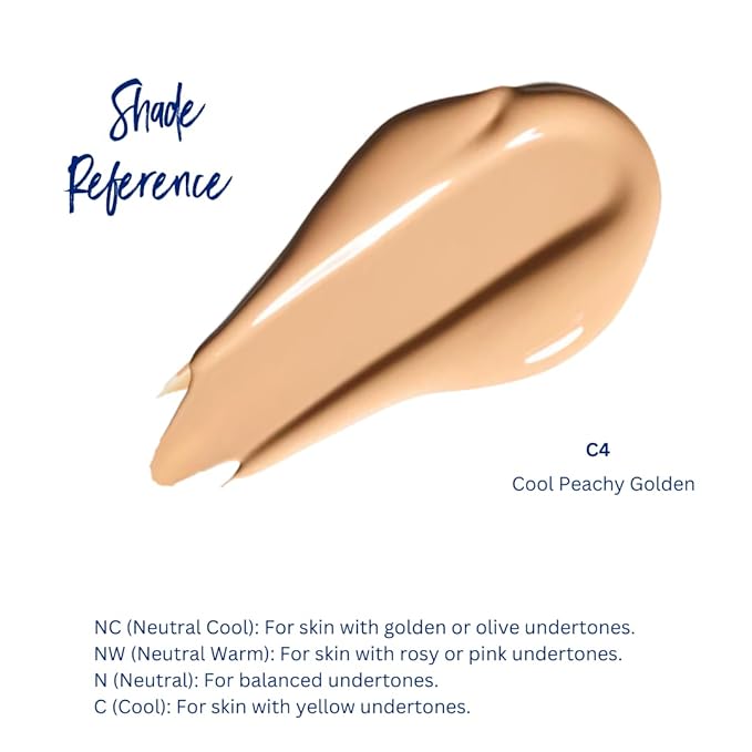 Best Bronze Bombshell Body Makeup - Tattoo Cover Up Makeup & Body Foundation Waterproof - Tattoo Concealer Waterproof for Scars, Varicose Veins Cover Up & Leg Foundation (C4 Peachy Golden Golden)