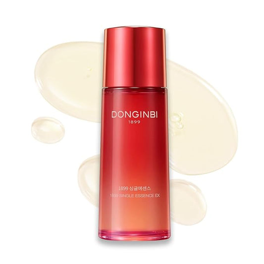 Donginbi Red Ginseng 1899 Single Essence - Firming & Hydrating Serum with Hyaluronic Acid, Korean Red Ginseng Essence, Korean Skin Care Gifts for Women, 4.06 floz / 120ml