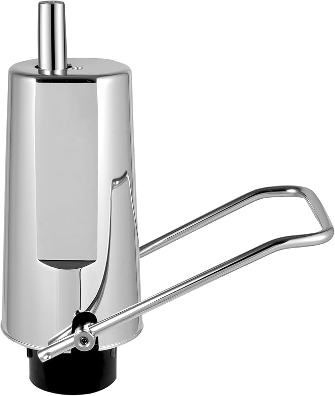 DYNAMI Barber Chair Hydraulic Pump,4 Bolt Salon Chair Replacement Hydraulic Pump,Adjustable Height 4.3in, Load 440Lbs,for Salon Tattoo Stylist Barber Chair(4 Screw Pump)