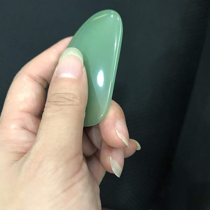 Gua Sha Facials Tools for Eyes Massage Tools Board Natural Jade Stone for SPA Acupuncture Therapy Trigger Point Treatment