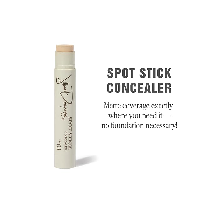Jillian Dempsey Spot Stick Concealer | Easy Blending Matte Concealer for Blemishes & Uneven Skin Tones | Shade No. 03: Light Beige with Cool Undertones
