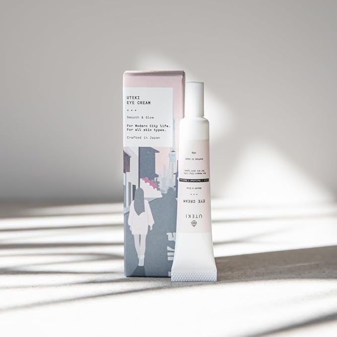 Japanese Anti Aging Firming Eye Cream - Anti Wrinkles & Puffiness - Minimize Bags Under Eyes Fine Lines & Dark Circles - Hydrating and Brightening with Collagen & Arginine (0.35 Fl Oz -10 g)