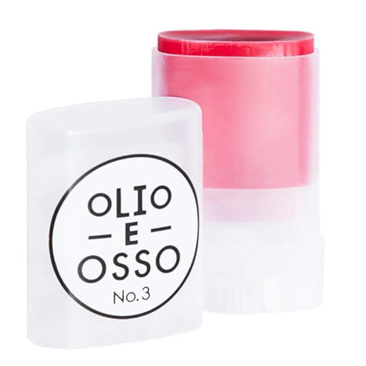 Olio E Osso - Natural Lip + Cheek Balm | Natural, Non-Toxic, Clean Beauty (No. 3 Crimson, 0.35 oz | 10 g)