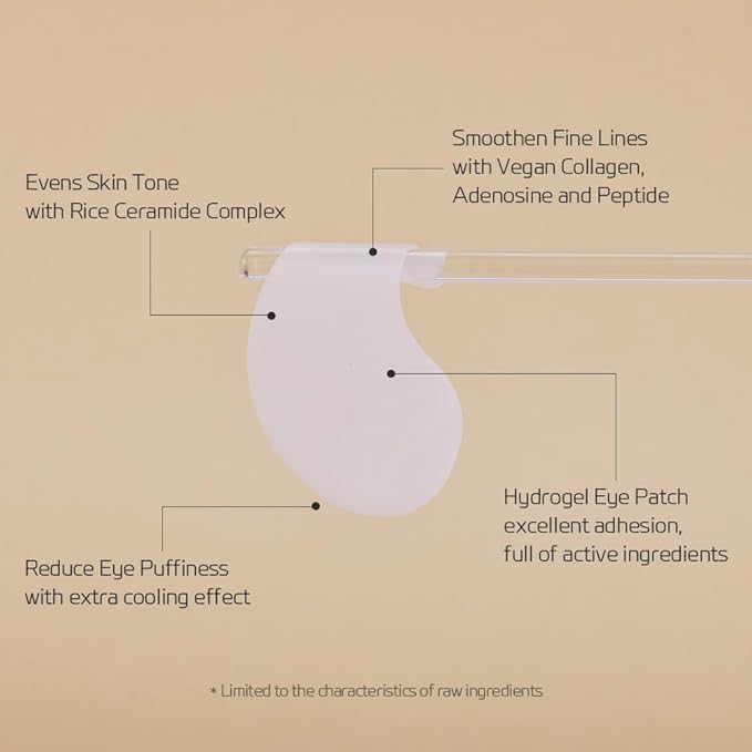 Firming gel eye mask 60ea