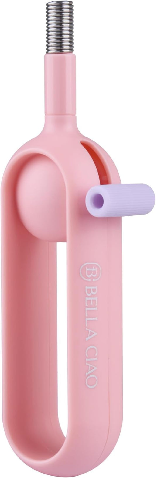 Bella Ciao Gentle Precision Facial Coil Tweezer, Facial Hair Remover for Women and Men, Hair-Removal Tool for Chin, Face, Upper Lip, and Body, Pink