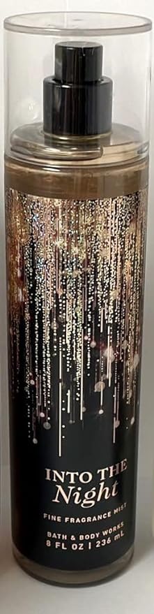 Bath and Body Works INTO THE NIGHT Fine Fragrance Mist 8 Fluid Ounce (2019 Limited Edition)