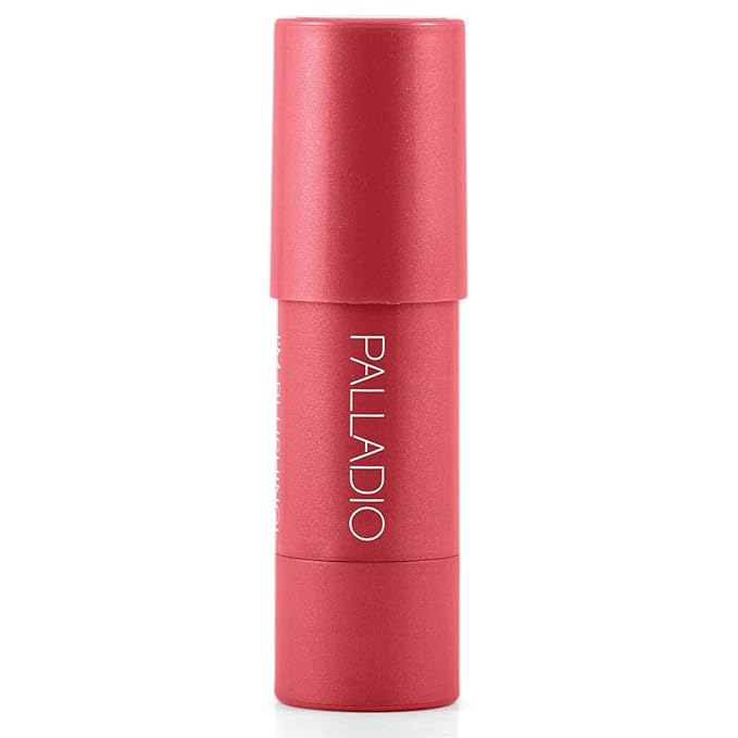 Palladio I'm Blushing 2-in-1 Cheek and Lip Tint, Buildable Lightweight Cream Blush, Sheer Multi Stick Hydrating formula, All day wear, Easy Application, Shimmery, Blends Perfectly to Skin, Sweetheart