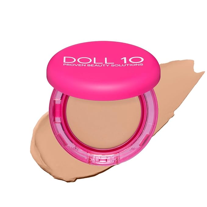 Doll 10 Peptide Bounce Balm Foundation™ – Hydrating, Age-Defying Foundation for Older Women, All Skin Types – Vegan, Clean, Natural, Medium Buildable Coverage, Blurs Fine Lines - [Fair]