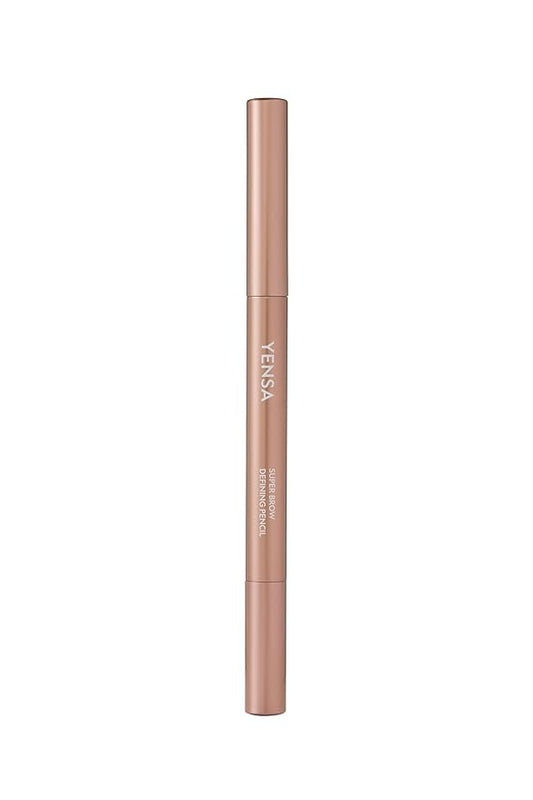 YENSA Super Brow Defining Sculpting Eyebrow Pencil - Micro Brow Pencil with Precision Tip & Spoolie - Smudge-Proof Eyebrow Liner Infused with 8 SuperOils - Auburn (0.01 oz)