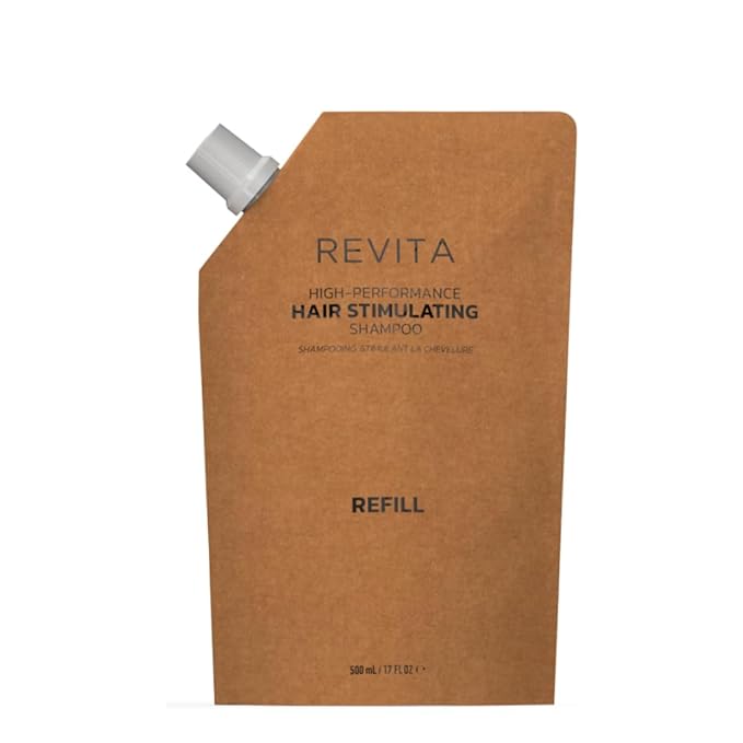 DS Labs Revita Shampoo Refill Pouch, 500mL - Thickening Appearance, Scalp First Cleanse, Fuller Looking, Volumized Hair, Lightweight Hydration, Sulfate & Silicone Free, Color Safe, For Men & Women