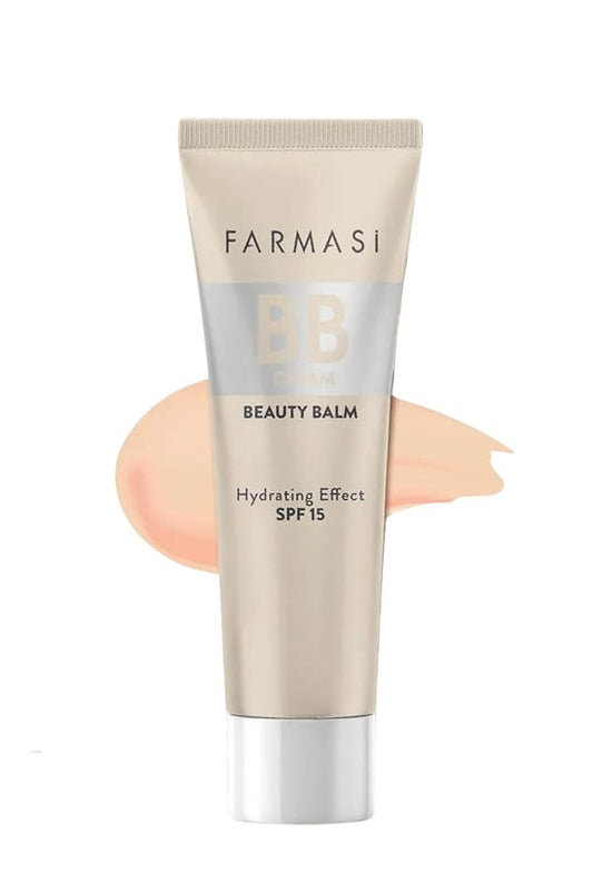 FARMASi Make Up BB Cream Beauty Balm, Full-Coverage Foundation, Concealer, Moisturizer BB Cream for All Skin Types (00 Fair, 1)