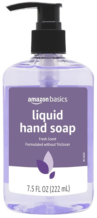 Amazon Basics Original Fresh Liquid Hand Soap, 7.5 Fl Oz (Pack of 6)