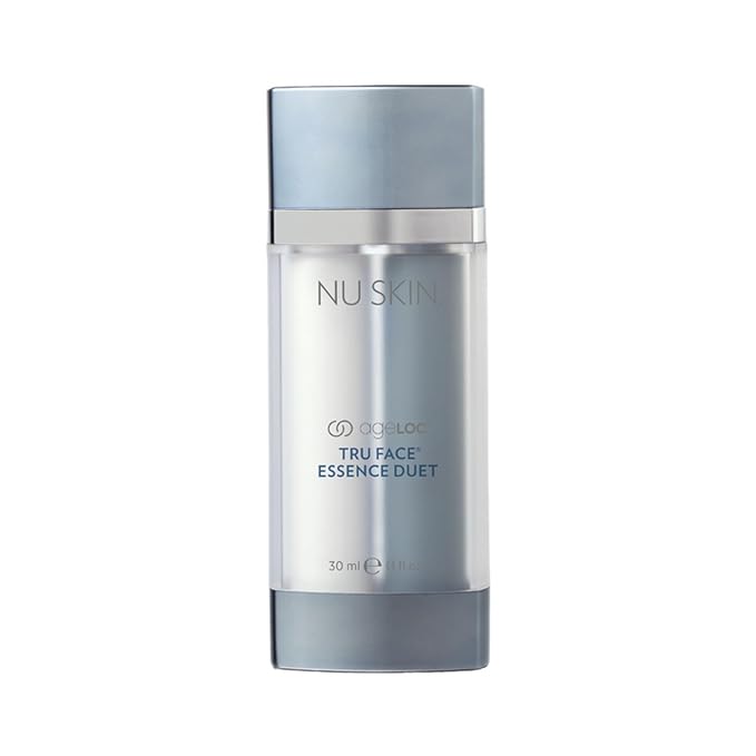 NU SKIN NuSkin ageLOC Tru Face Essence Duet | Neck Firming Cream & Decollete Lifting Formula | Dual Chamber | Skin Care That Promotes Skin Firming, Contour, & Hydration | Neck & Chest Firming Cream