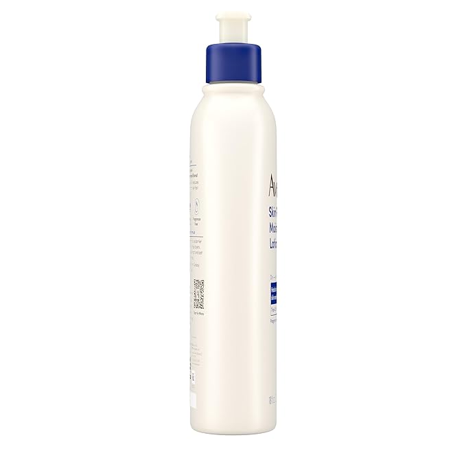 Aveeno Skin Relief Moisturizing Lotion Heals Very Dry, Sensitive Skin, Fast-Absorbing Body Lotion with Soothing Triple Oat & Shea Butter Formula, Fragrance Free, Non-Comedogenic, 18 fl. oz