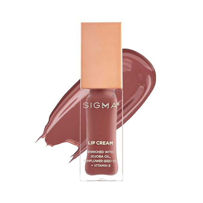 Sigma Beauty Lip Cream – Professional Liquid Lipstick Cream with an Ultra-Hydrating Formula and a Lustrous, Creamy Finish - Long Lasting, Lightweight & Non-Sticky Lip Creme (New Mod)