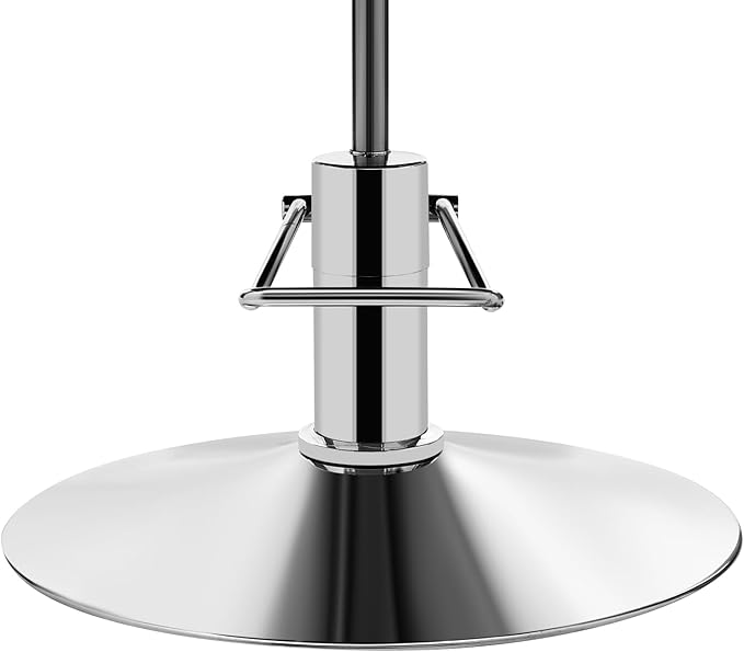 YIYIBYUS Salon Chair for Hair Stylist, 360° Swivel Barber Chair with Heavy Duty Hydraulic Pump, Spa Beauty Equipment for Hair Stylist Women Man, Max Load Weight 440 Lbs, Off-White