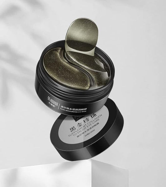 Senana MarinaUnder Eye Masks, Eye Lines And Moisturizing Eye Patches, Moisturizing, Nourishing, Improving Eye Bags, Dark Eye Circles, Under Eye Gel Pads with Collagen Hyaluronic Acid (60 Pieces) (PEARL MOISTURIZING Collagen)