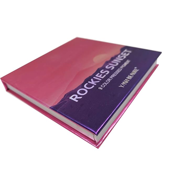 Highly Pigmented Eyeshadow Palette, 9 Color Bright Eye