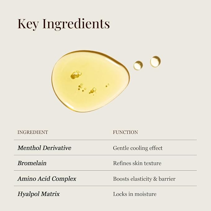 Authentic Elixir Cooling Wash-Off Pack (105 ml / 3.55 fl.oz) | Cooling Mask for Pore Care & Skin Refreshment | Helps Depuff & Revive Tired-Looking Skin | Korean Skincare