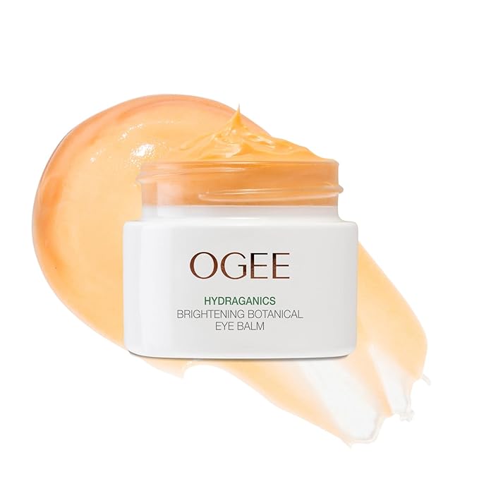 Ogee Botanical Eye Balm - Certified Organic Brightening Eye Cream for Dark Circles and Puffinesss - Made with Natural Retinol Alternative & Hyaluronic Acid