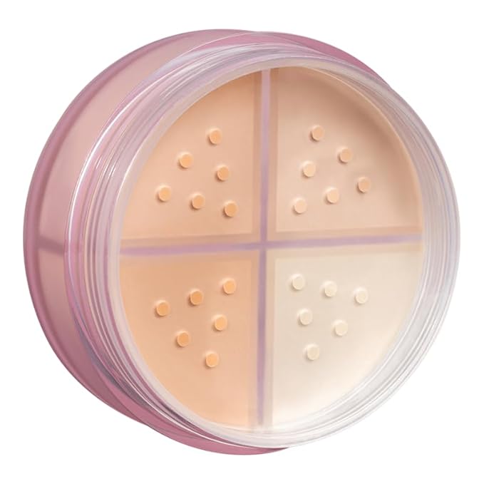 Pink Up | Corrective Loose Powder for Face | Mattifies and brightens without drying | Evens skin tone for all complexions | Baking Powder | Setting Powder | Warm | 8g | Model PKPT302