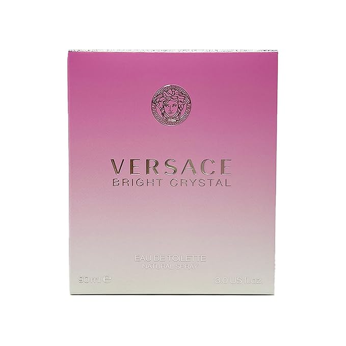 Vêrsace Bright Crystal Eau De Toilette Spray For Woman. EDT 3 fl oz, 90 ml