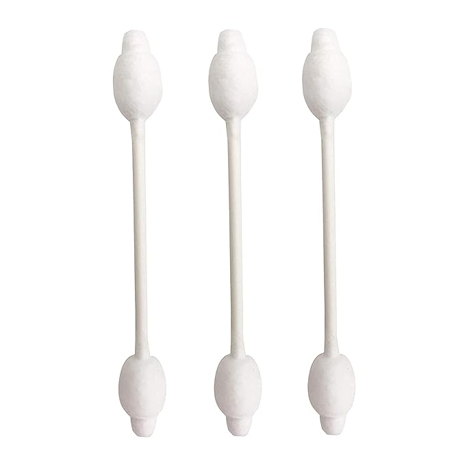 2 Packs Safety Cotton Swabs with Large Tip, Baby Cotton Buds 216pcs