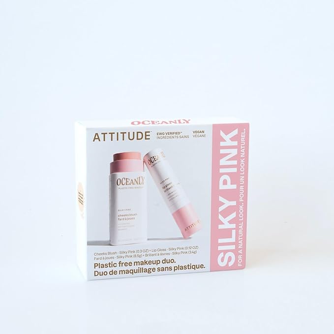 ATTITUDE Silky Pink Makeup Duo Box