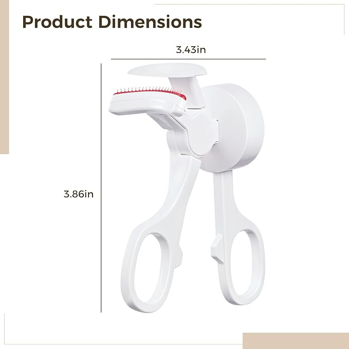 Heated Lash Curler, C-Shaped Intelligent Eyelash Curler, 3-Level Temperature Control, USB Rechargeable Electric Eyelash Styler, Portable Design, Personalized Curling Experience