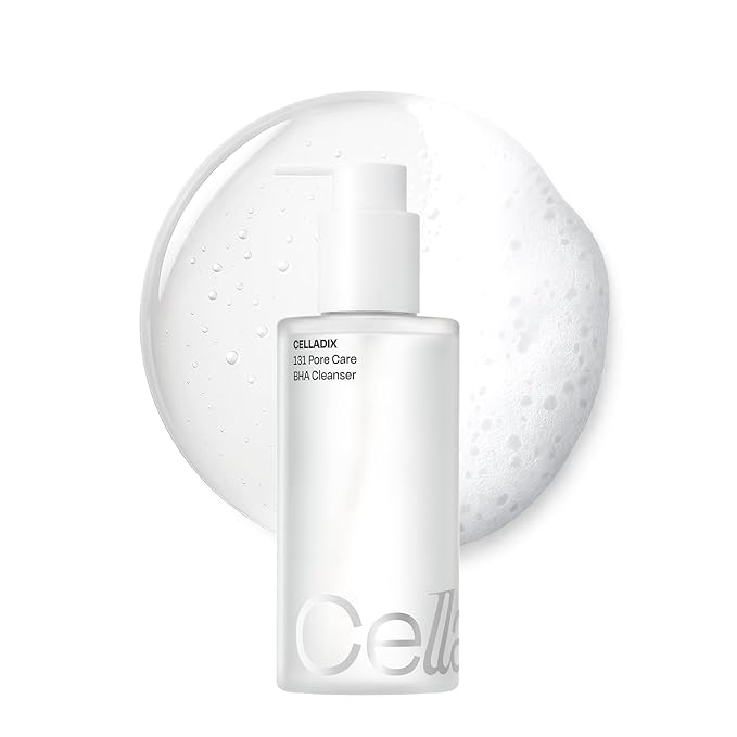 Celladix Sebum Rebalancing Rx 131 Ampoule & Pore Care BHA Gel Cleanser & Hyaluronic Cooling Toner & Ceramide Capsule Soothing Cream