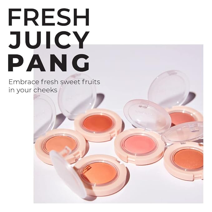 A'PIEU Juicy-Pang Jelly Blusher [BE02] – Soft Touch Blush for Cheek with Combined Cream & Powder Texture for Natural Dewy-Finish, No Fall-Out. 0.17 oz