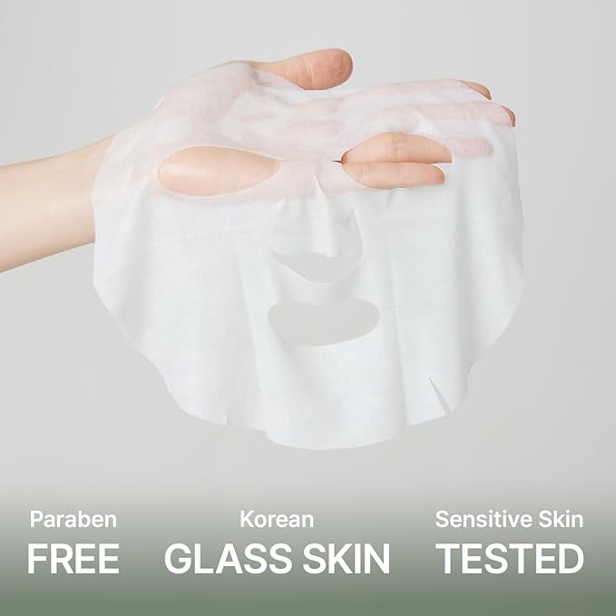 Arencia Hyssop Glow Sheet Mask, 5 Pack, Hydrating, Glowing, Boosting, Repairing for younger looking skin with Vitamin A,C,E