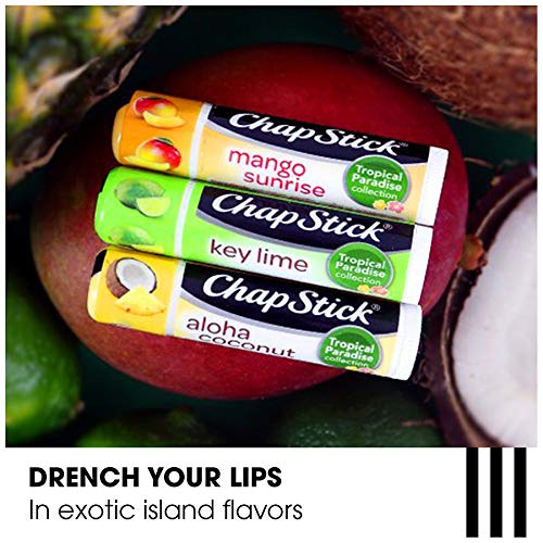 ChapStick Lip Care Bundle - I Love Summer Collection + Aloha Coconut Lip Balm, 0.15 Oz Ea (5 Piece Set)