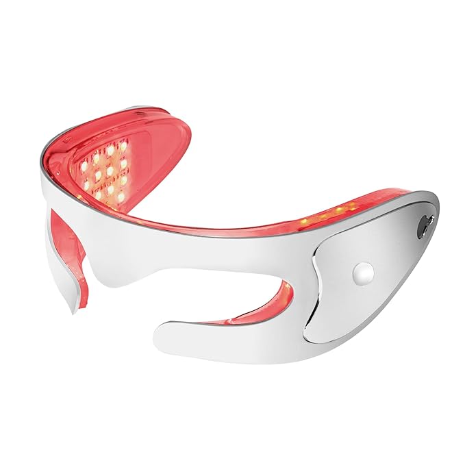LED Red Light Therapy Eye Device, 3 Modes Red Light Eye Mask for Anti-Aging, Skin Rejuvenation, Dark Circles and Wrinkles