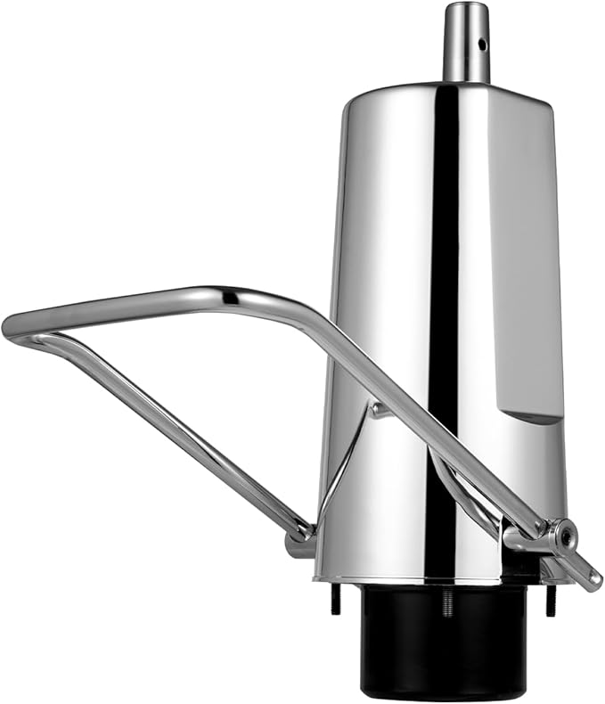 DYNAMI Barber Chair Hydraulic Pump,4 Bolt Salon Chair Replacement Hydraulic Pump,Adjustable Height 4.3in, Load 440Lbs,for Salon Tattoo Stylist Barber Chair(4 Screw Pump)