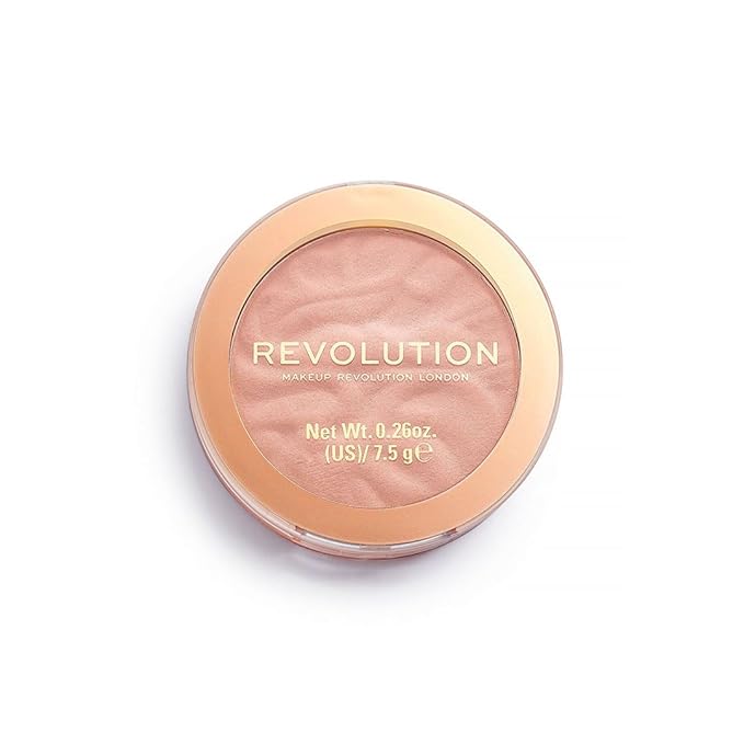Revolution Beauty, Blusher Reloaded, Pressed Powder Face Blusher, Highly Pigmented & Long Lasting Formula, Sweet Pea, 0.26 Oz.