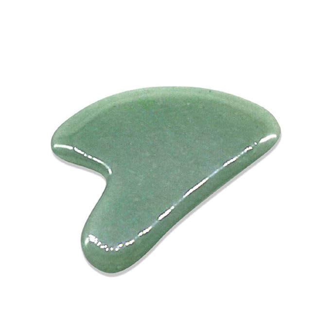 Gua Sha Facials Tools for Jaw Massage Tools Board Natural Jade Stone for SPA Acupuncture Therapy Trigger Point Treatment
