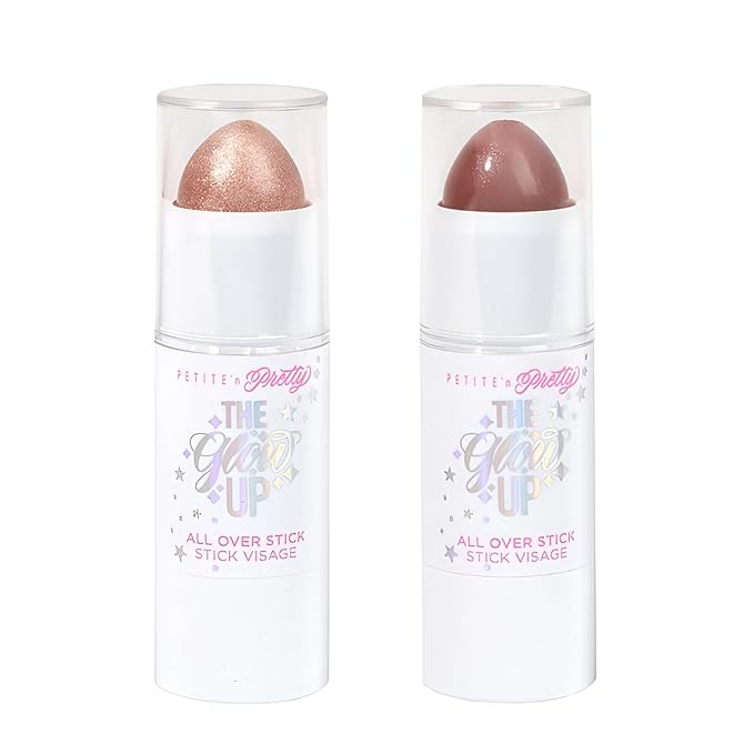 Petite 'n Pretty Multi Stick for Eyes, Lips & Cheeks, 2-Pack (Stay Golden) - Makeup for Kids, Tweens, Teens - Creamy & Shimmery, Made in the USA