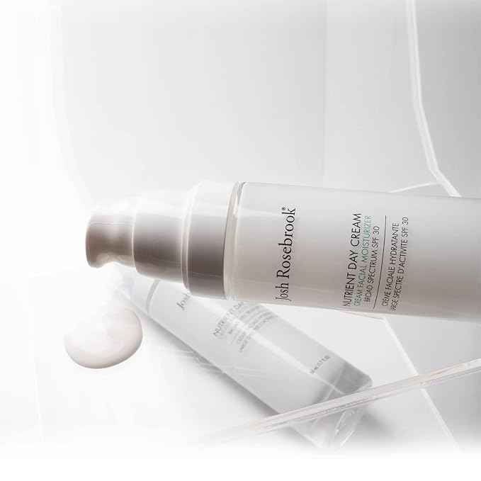 Josh Rosebrook Nutrient Day Cream - Regenerating Facial Moisturizer, High Protection Broad Spectrum Sunscreen SPF 30, Reef Safe - 30mL - 1.0 Oz