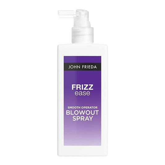 John Frieda Frizz Ease Smooth Operator Blowout Spray, Anti-Humidity, Hair Gloss, Heat Protection Spray for Hair, 6.77 Oz