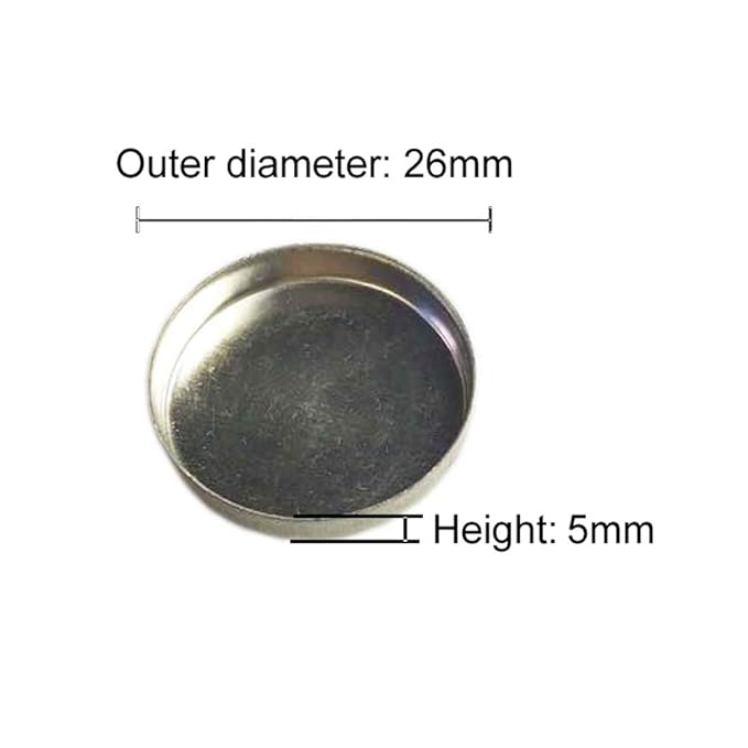 30 Pieces Empty Round Metal Tin Palette Pans