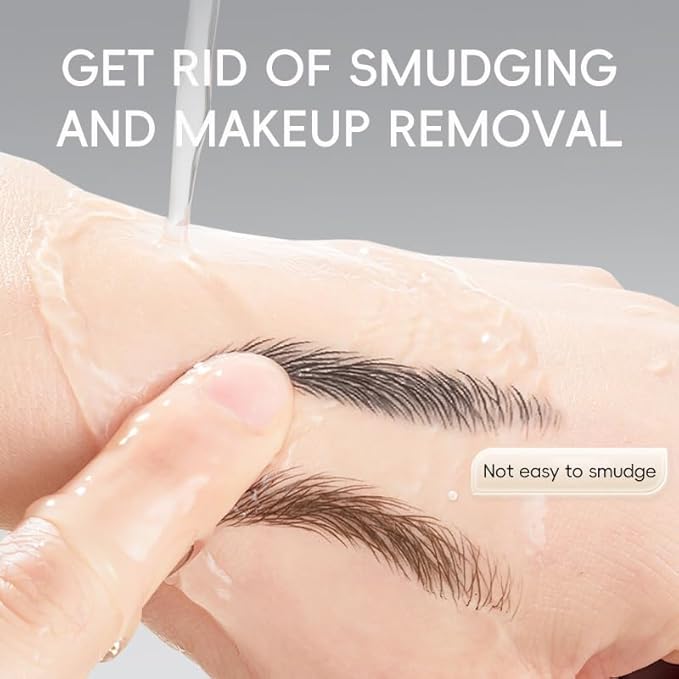 Liquid Microblading Eyebrow Pencil – Waterproof Long-Lasting Brow Pen for Natural Hair-Like Strokes, Easy to Use, Smudge-Proof Eyebrow for All Day Wear (02 Yellowish Brown)