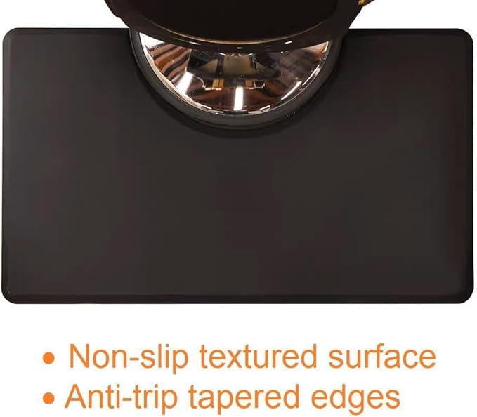 Kaleurrier Floor Mats for Hair Salon Chair - Barber Chair Anti Fatigue Rectangle Mat for Hair Stylist to Prevent Fatigue Caused by Standing - 5 ft. x 3 ft. Barbershop Pad Salon Station Equipment